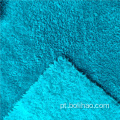 Tecido de lã de veludo coral tingido